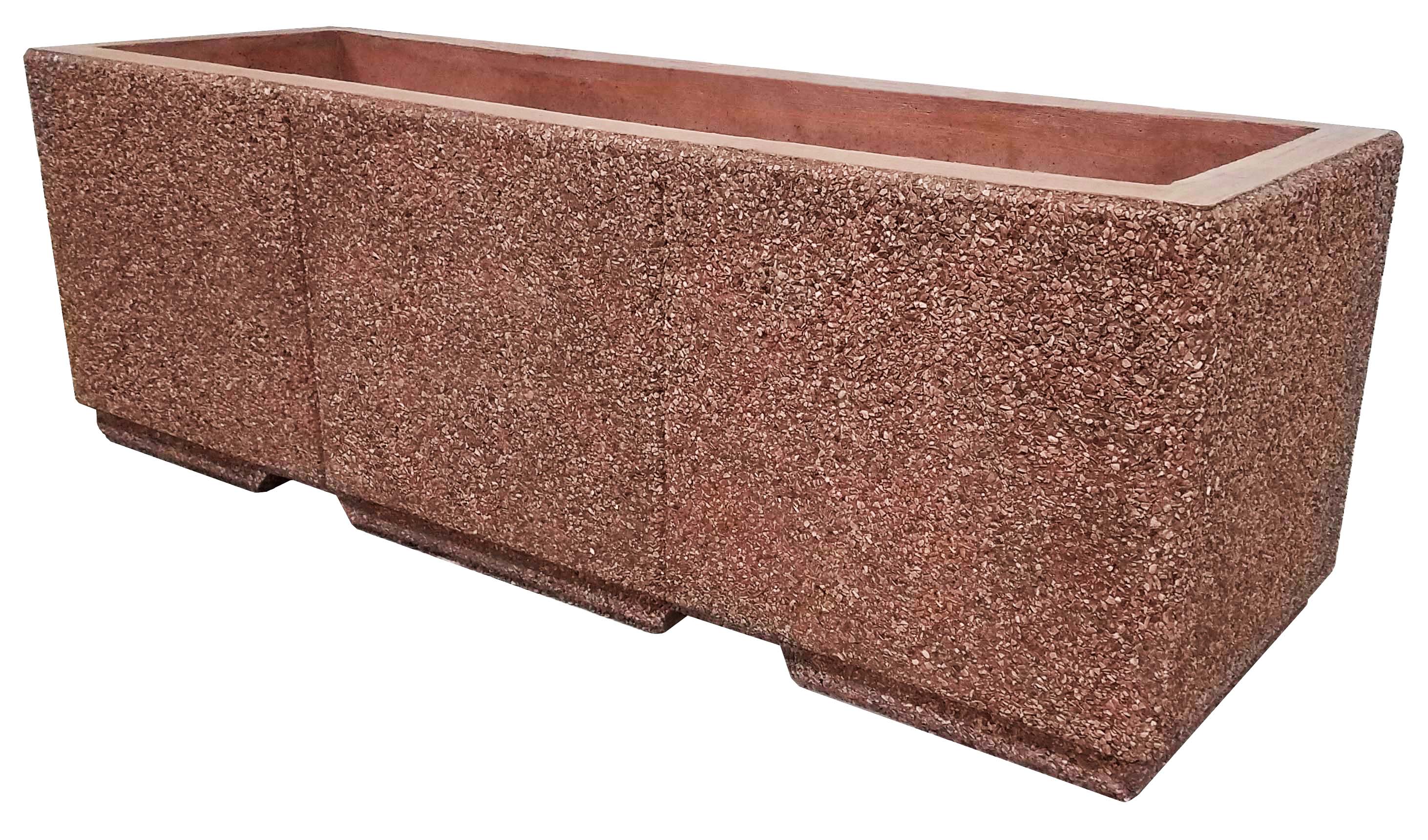 72" x 24" Rectangular Concrete Planter Bohlmann Quality Products